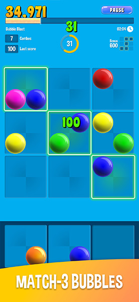 Bubble Grid Screenshot 1